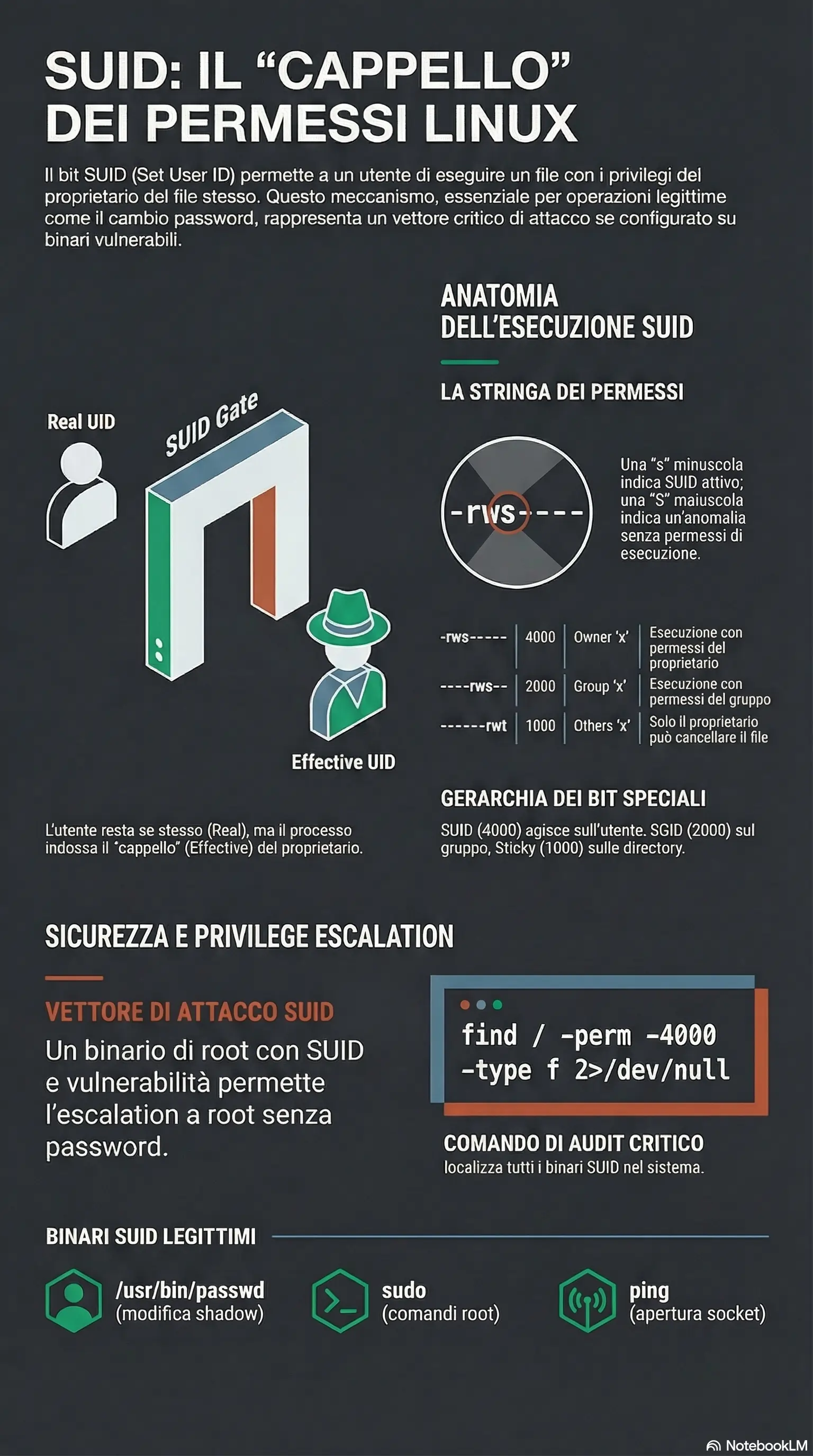 SUID - Permessi Speciali del Sistema