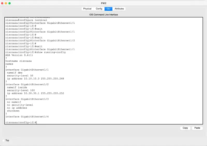 show running-config su FW2