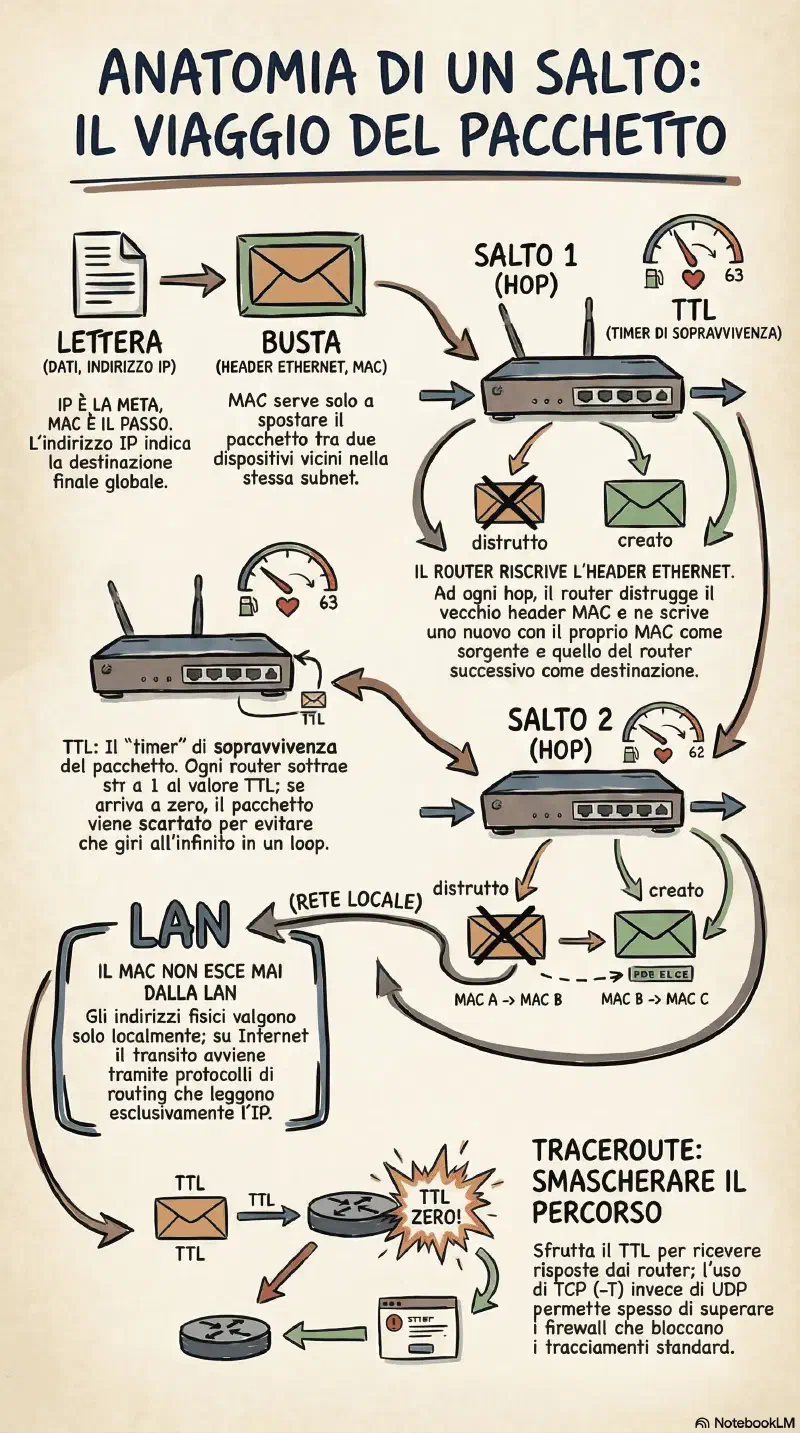 Anatomia di un Salto: Il Viaggio del Pacchetto
